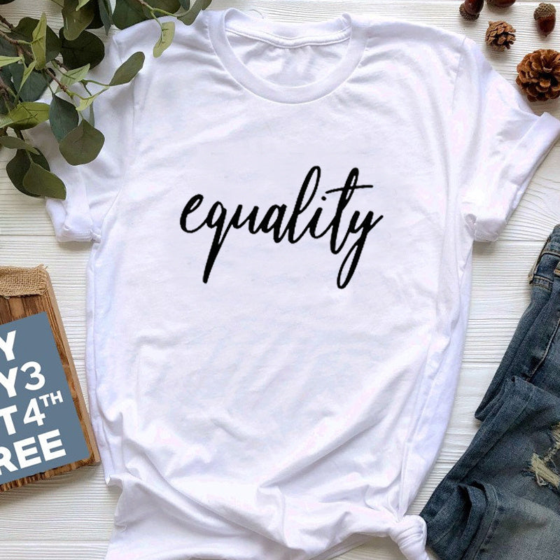 Equality Women Tshirt Black Lives Matter T-shirt