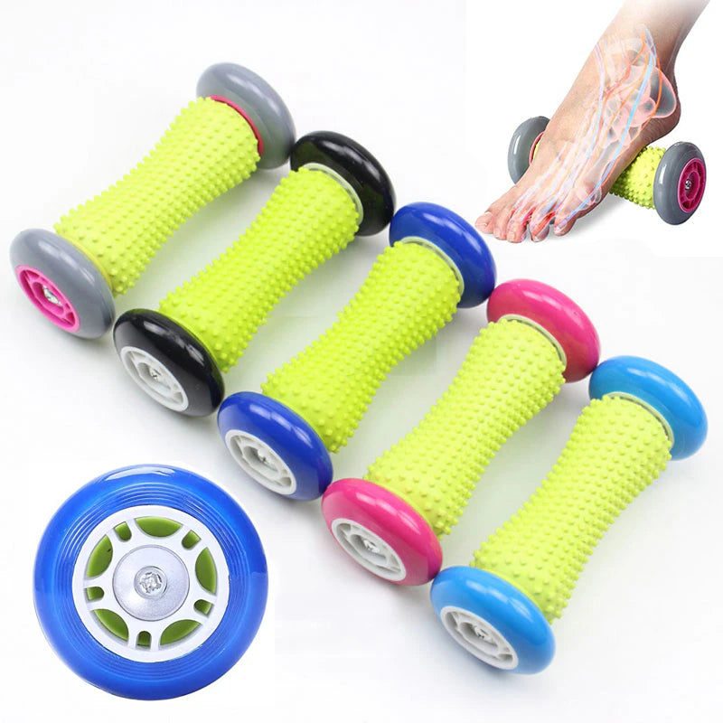 Foot Roller Massage for Relief Plantar Fasciitis and Heel Foot Arch Pain Reflexology Massager for Back Leg Hand Muscle Relax Hot