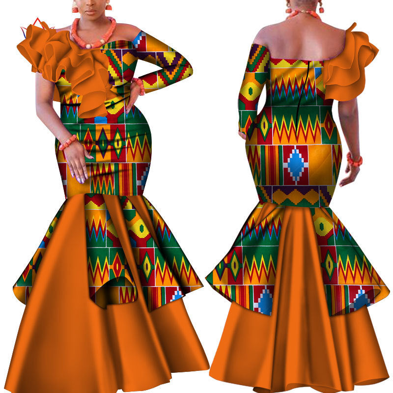 Wedding Party Dresses Traditional African Costumes