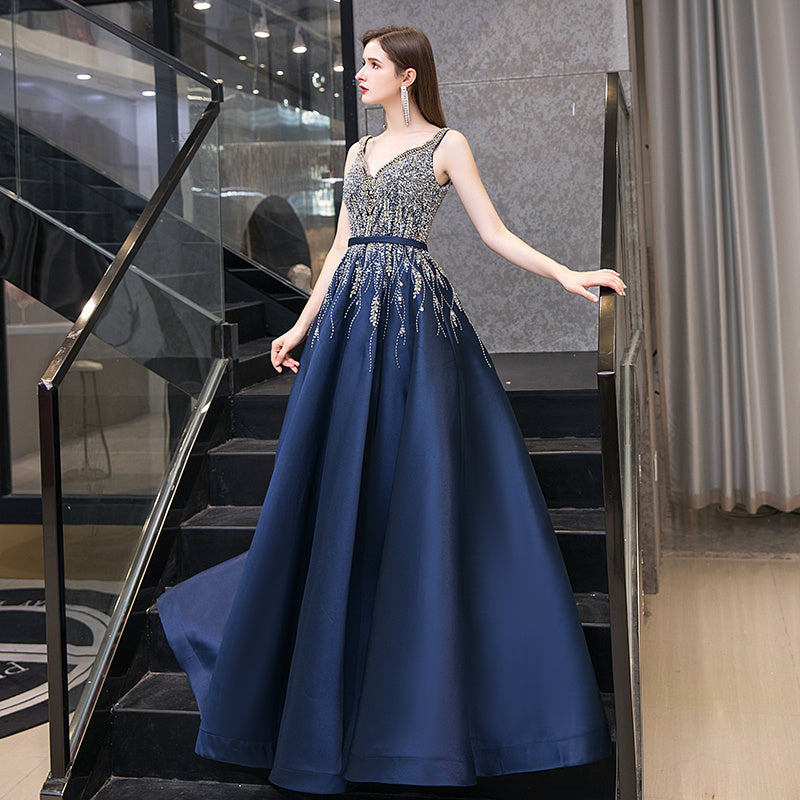 Women's Fashion Temperament Long Party Dresses